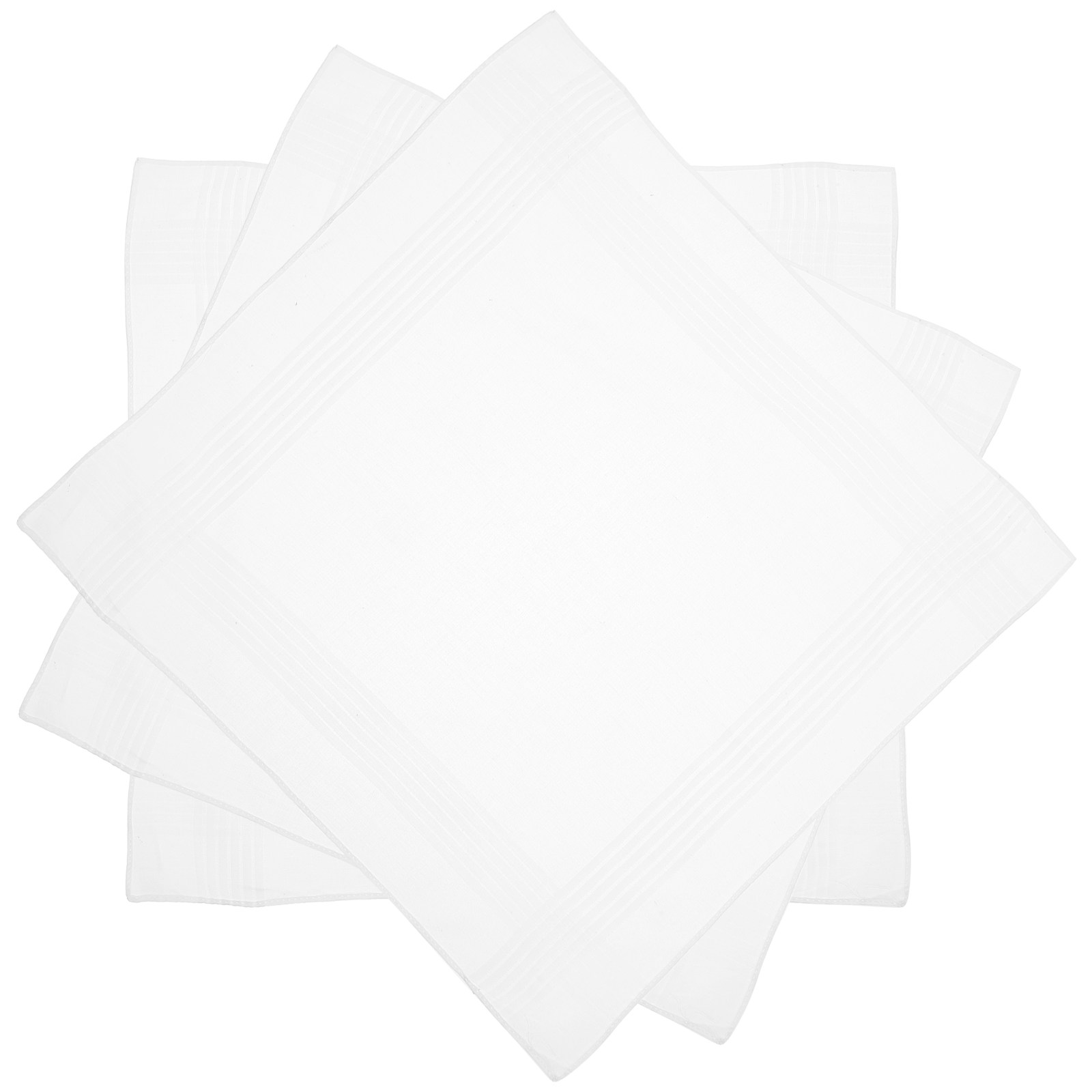 Handkerchief Cotton Men - 3Pcs Pure Cotton Bandanas Minimalist Style