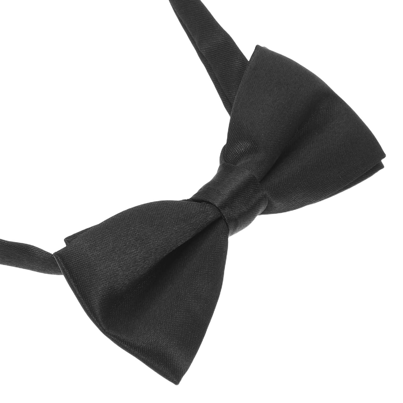 Black Kids Bow Tie Adjustable  - Bow Tie Pre Tied 评论和价格