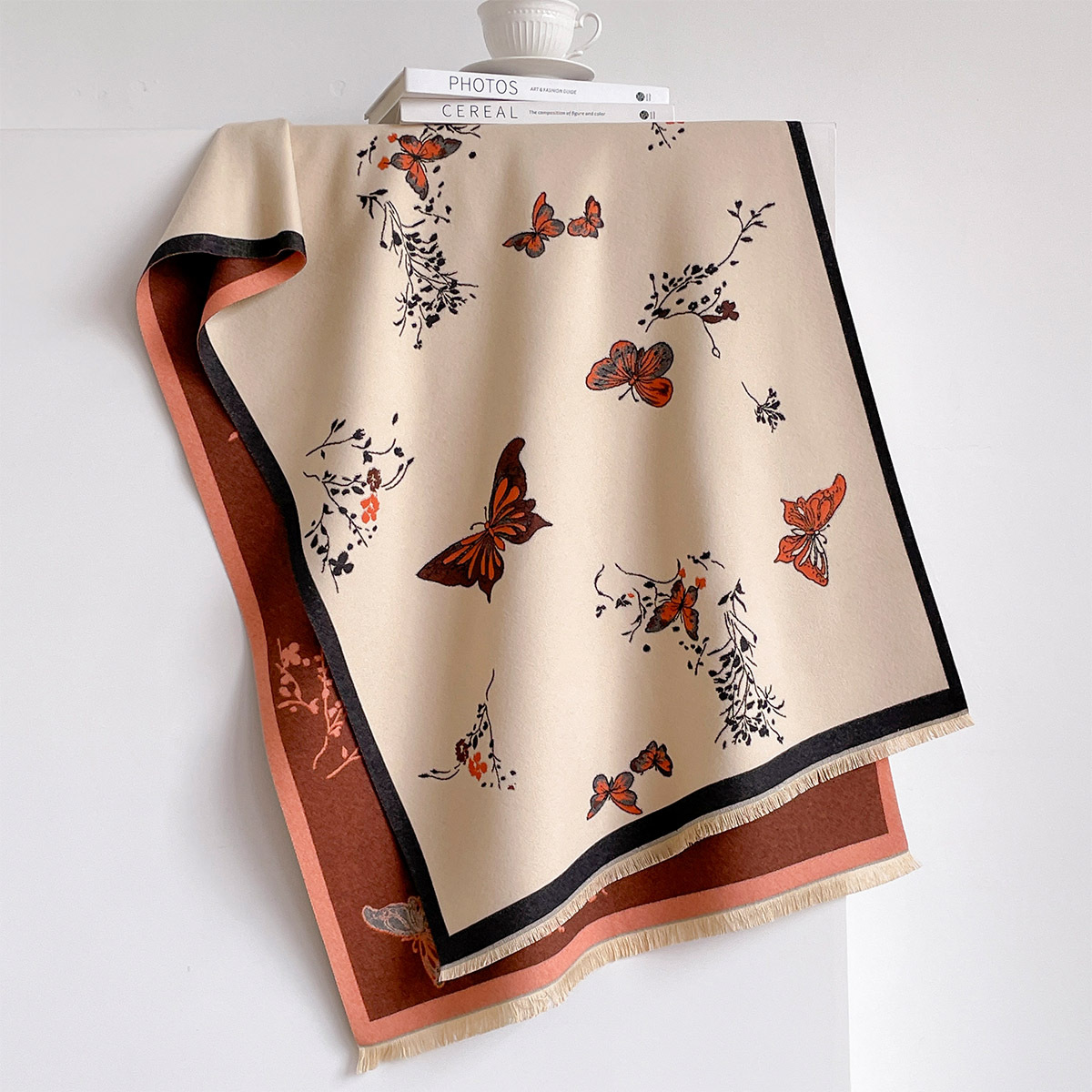 Women Imitation Cashmere Scarf - Pashmina Wrap Large 评论和价格