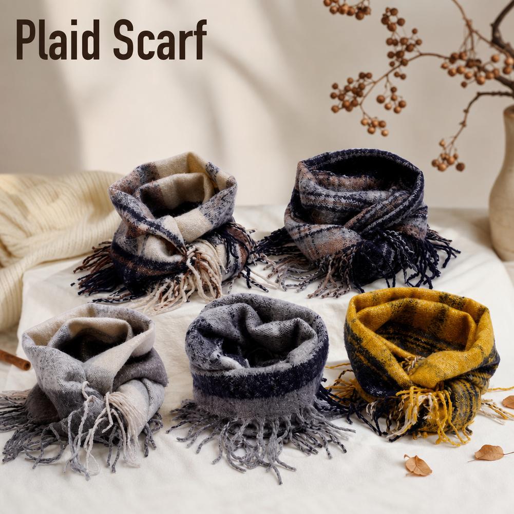 Thickened Scarf Soft Tassel Sh - Pashmina Wrap Large 评论和价格