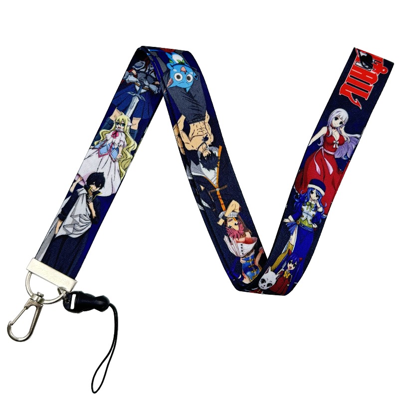 5pcs Fairy Tail Anime Peripher - Lanyard Badge Holder 评论和价格