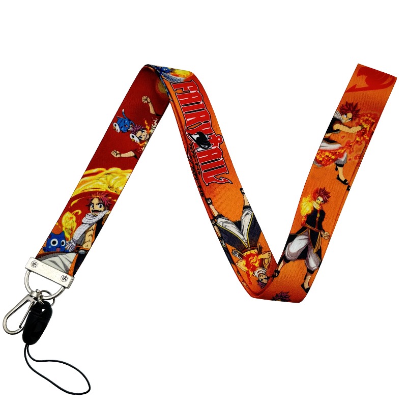 5pcs Fairy Tail Anime Peripher - Lanyard Badge Holder 评论和价格
