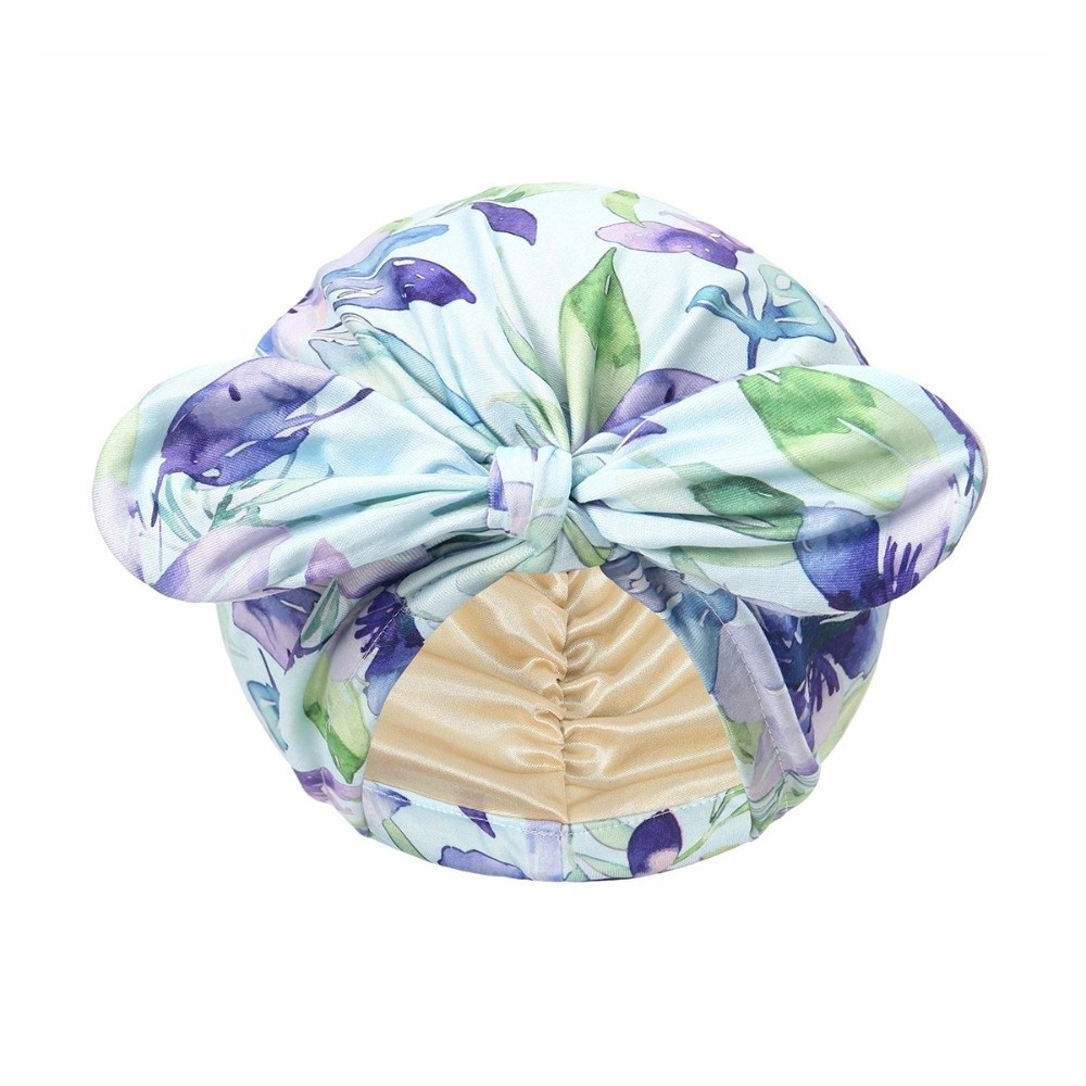 Satin Lined Bandana Turban Hat - Bow Tie Pre Tied 评论和价格