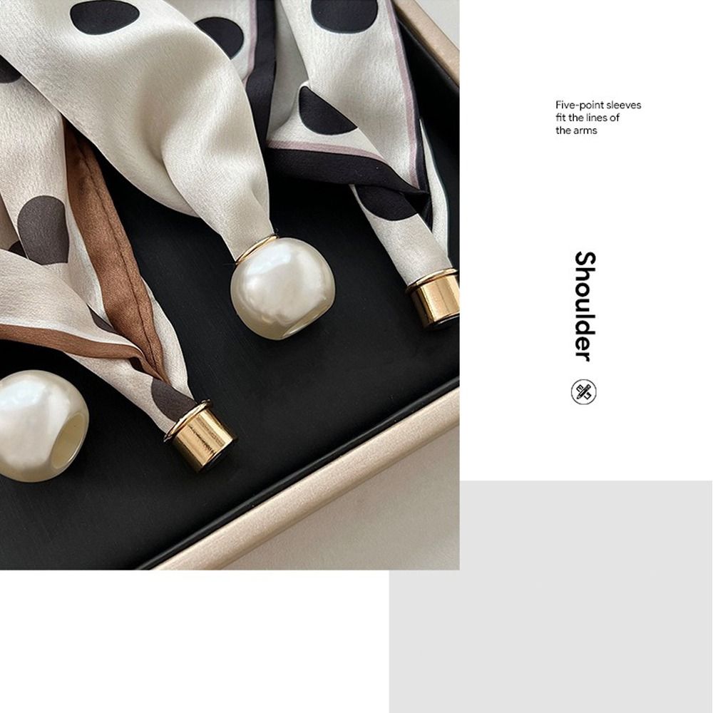 Elegant Magnetic Clasp Pearl S - Ascot Neck Scarf 评论和价格