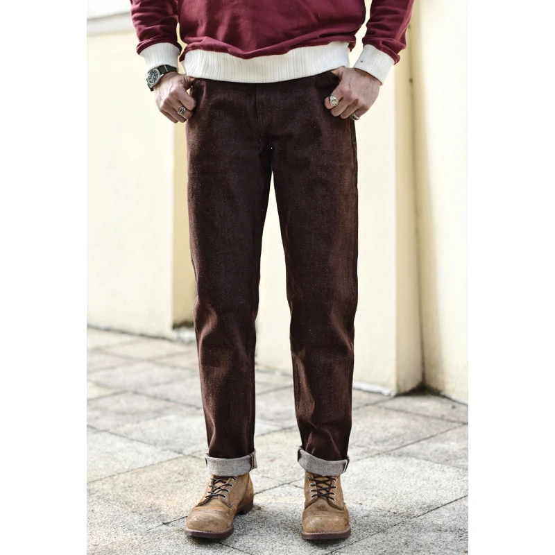 Saucezhan Men Jeans Brown Jean - Levis Jeans 501 评论和价格