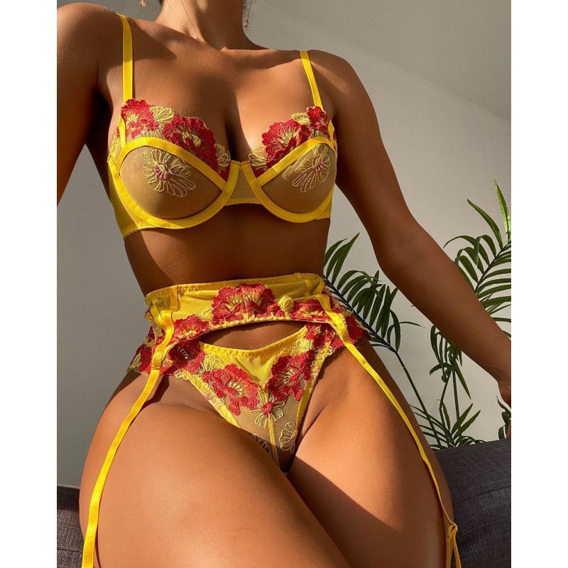Bikini Fashion Lace Embroidery - Silk Tie Striped 评论和价格